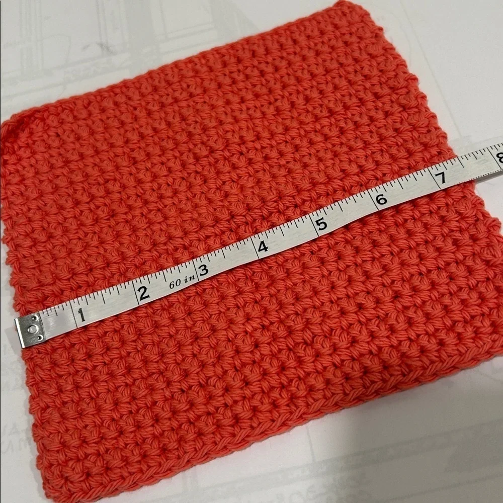 100% Cotton Handmade Washcloths - Set of 3
